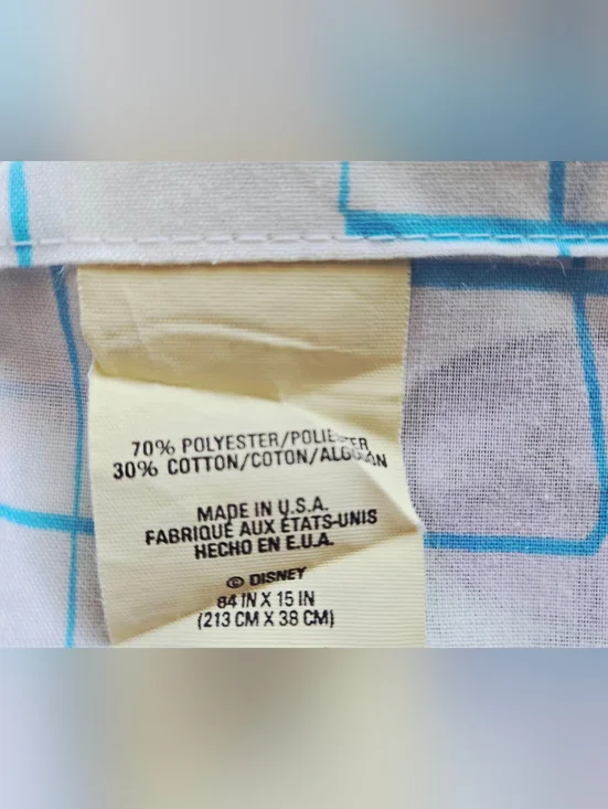 Vintage 1990s Disney Pixar Toy Story Window Valance - Retro Print - 84x15 - Picture 3 of 7